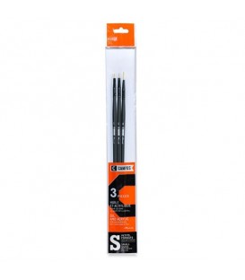 Raphael Campus Oil and Acrylic Brushes Size S, Set of 3 pcs