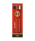 Koh-I-Noor Gioconda Drawing Chalks Assorted Colours Set of 6 x 5.6 mm