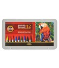 Koh-i-noor Progresso Woodless Aquarelle Pencils Set of 12 Colors