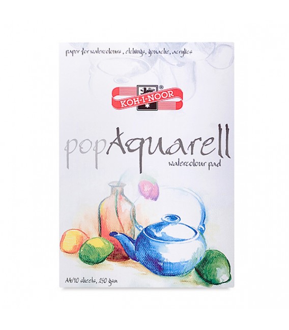 Koh-i-noor Pop Aquarell Watercolour Pad 10 Sheets 250 g/m²