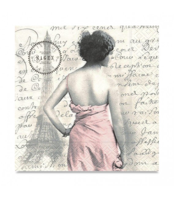 Decoupage Paper Napkin Sagen Vintage Design 33 x 33cm