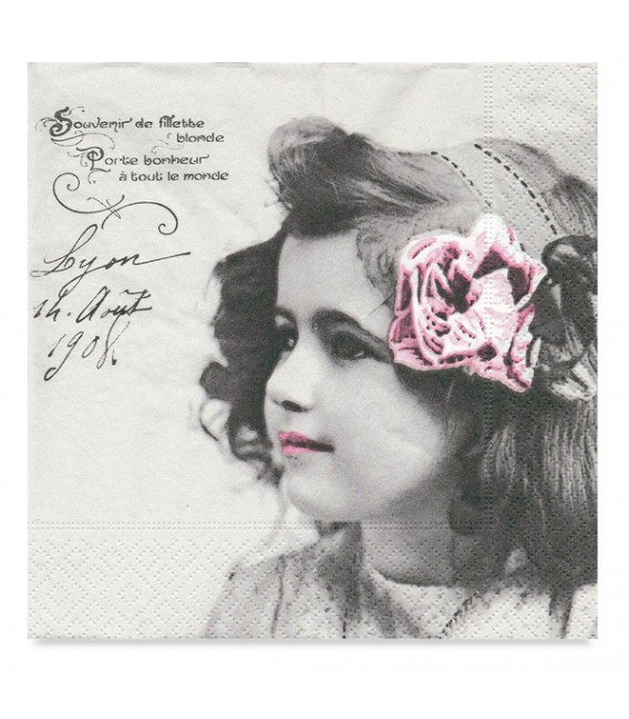 Decoupage Paper Napkin Sagen Vintage Design 33 x 33cm