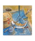 Decoupage Paper Napkin "Fishing" Ti-flair 33 x 33cm