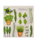 Decoupage Paper Napkin "Herbs"  Atelier Design Collection 33 x 33cm
