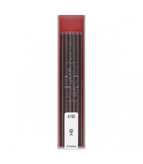 Koh-i-Noor Black Drawing Chalks Set of 12 x 2.0 mm