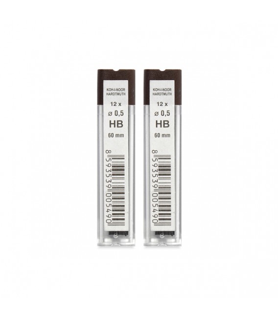 Koh-i-Noor Fine Graphite Leads for Mechanical or Automatic Pencils Set of 24 x 0.5 mm