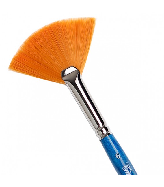 Fan Brush Tintoretto S217 Amber Synthetic Fiber