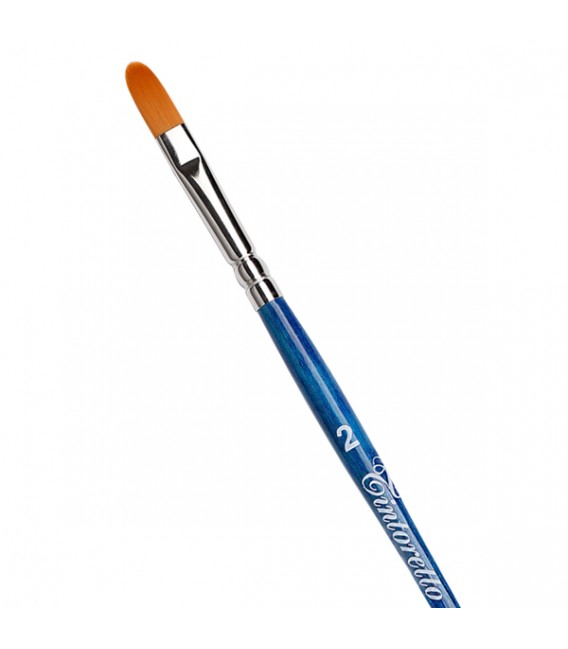 Filbert Brush Tintoretto S846 Amber Synthetic Fiber