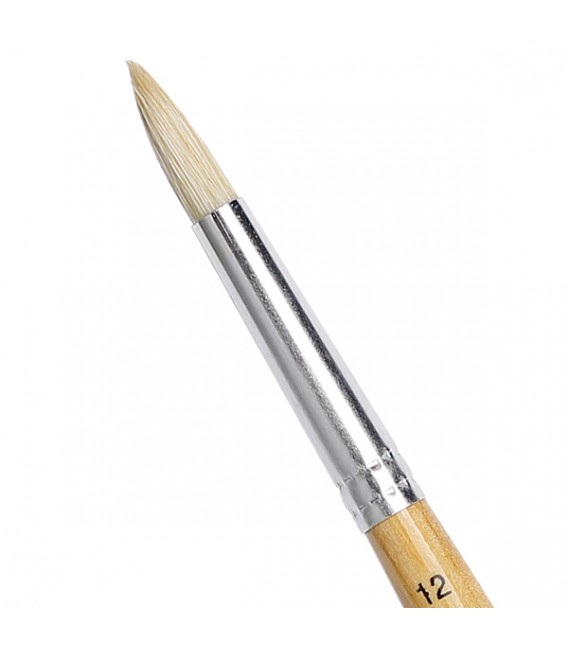 Round Brush Tintoretto S350 Chinese Bristle