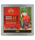 Koh-i-noor Progresso Woodless Aquarelle Pencils Set of 48 Colors