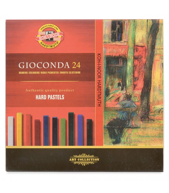 Set of hard pastels Koh-I-Noor Gioconda 24 colors  8114