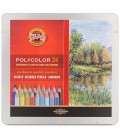 Koh-I-Noor Polycolor Set оf 24 Artist´s Coloured Pencils 3824 Landscape