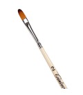 Filbert Brush Tintoretto S762 Mars Synthetic Fiber Long Handle