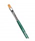 Flat Brush Tintoretto S866 Thin Synthetic Fiber Long Handle