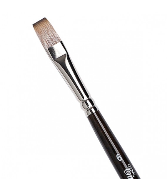 Flat Brush Tintoretto S460 Mongoose Synthetic Fibre Long Handle