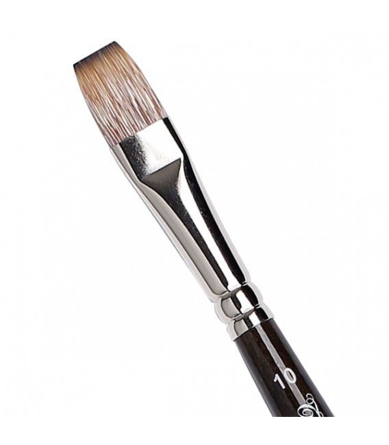 Flat Brush Tintoretto S460 Mongoose Synthetic Fibre Long Handle
