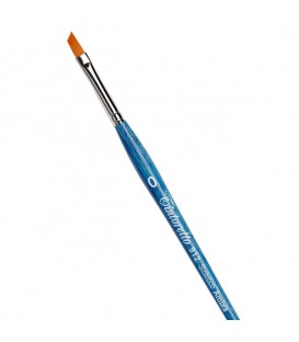 Flat Angular Brush Tintoretto S912 Amber Synthetic Fibre