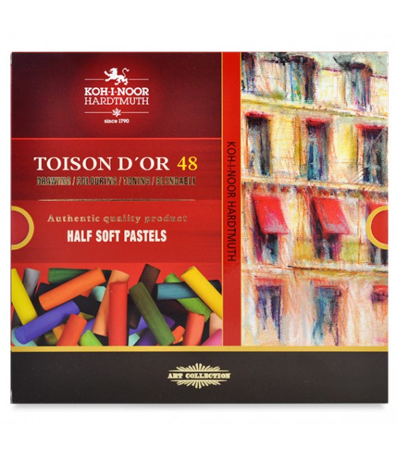 Set of Half Soft Pastels Koh-i-noor Toison d'Or 48 colours