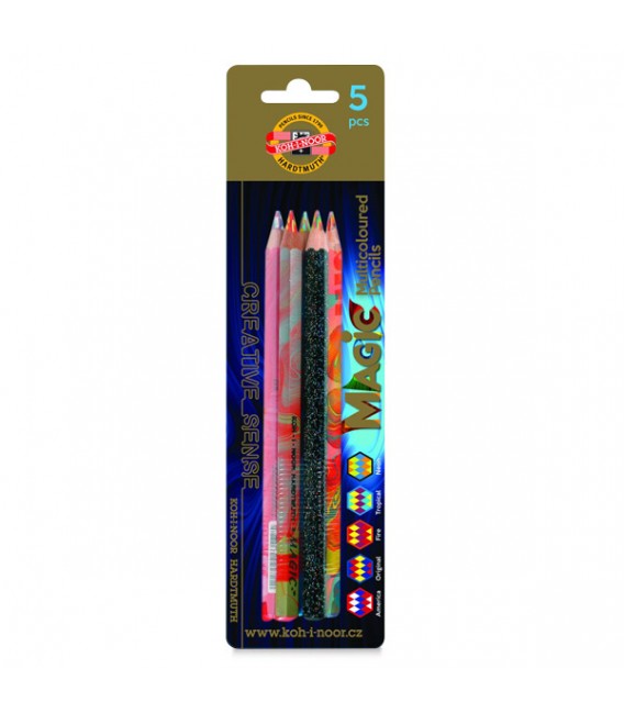 Koh-I-Noor Set of pencils "Magic" 5 pcs. in a blister