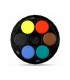 Koh-i-noor  Watercolour Paint Set of 6 Colours in a rounded box