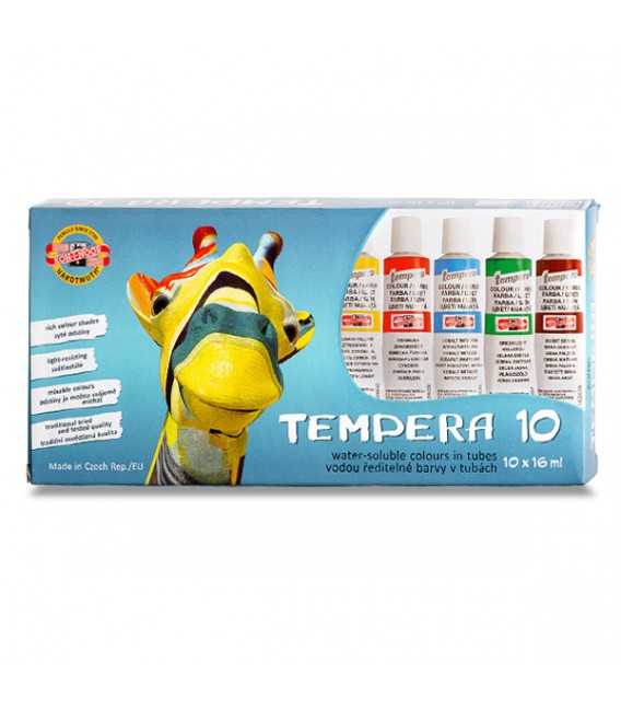 Koh-i-noor Tempera Paint Set "Giraffe" 10 x 16ml