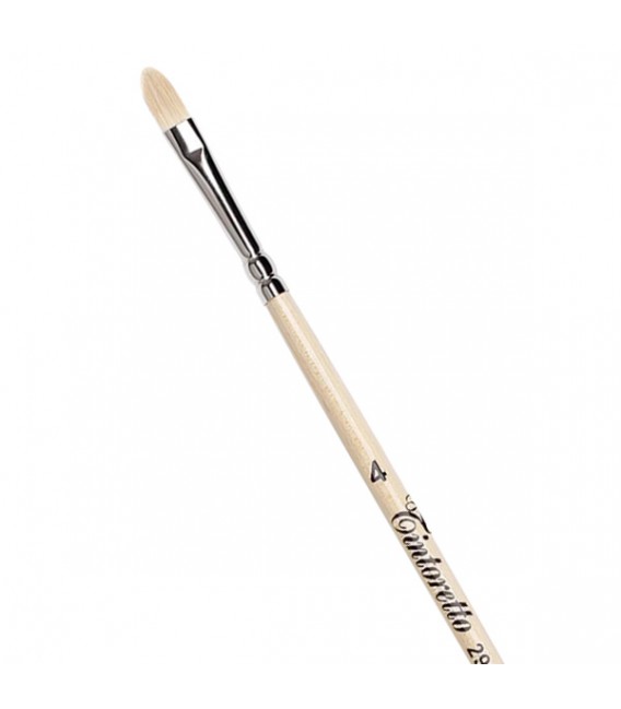 Filbert brush Tintoretto S294 Extra Bristle Long Handle