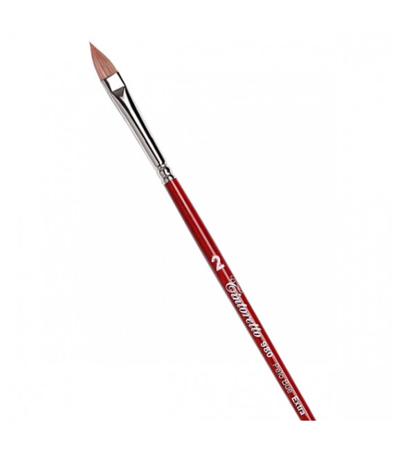 Cat’s Tongue Brush Tintoretto S980 Extra Ox Hair Long Handle