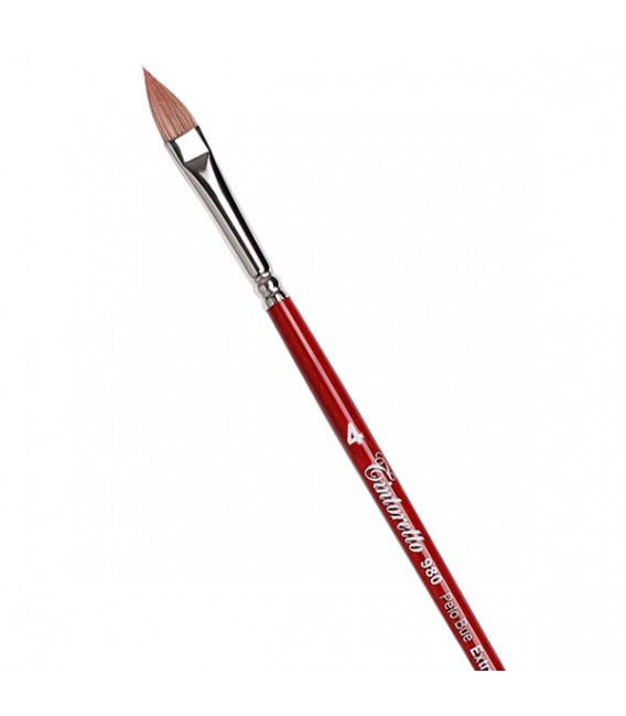 Cat’s Tongue Brush Tintoretto S980 Extra Ox Hair Long Handle