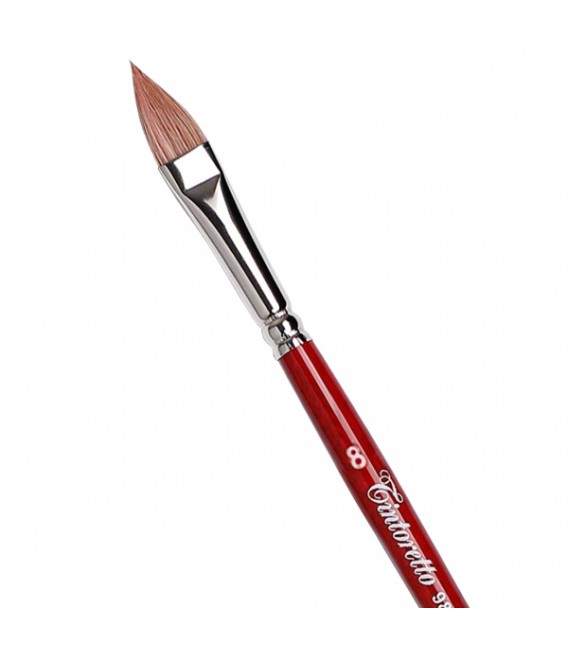 Cat’s Tongue Brush Tintoretto S980 Extra Ox Hair Long Handle