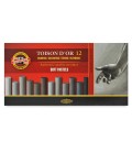 Koh-i-noor Toison d'Or Soft Pastels Set of 12 Grey Shades